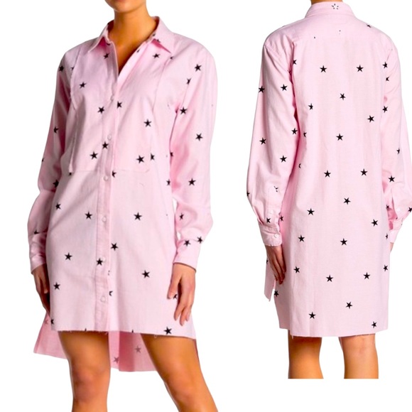 Current/Elliott Dresses & Skirts - Current Elliot Rosie Star Long Sleeve Shirt Dress